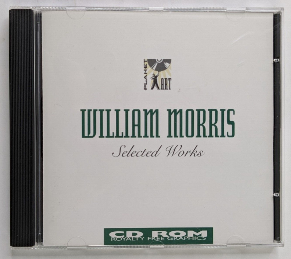 William Morris Works Planet Art Graphics Collection CD Royalty Free Vintage