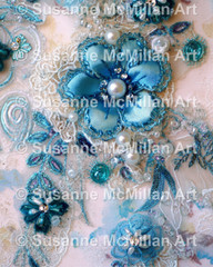 Digital Download Clip Art “LACE, PEARLS & PRECIOUS STONES”, pack of 40