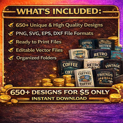650+ T-Shirt Designs Bundle | Print On Demand Mega Pack | Digital Download