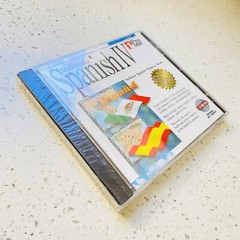 Multimedia Spanish IV 4 Pro One for IBM Windows PC CD-ROM Software – New Sealed