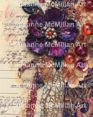 Digital Download Clip Art “LACE, PEARLS & PRECIOUS STONES”, pack of 40