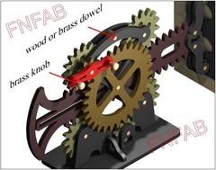 Steam punk book ends CNC dxf files on CD Includes 3 styles Industrial age art