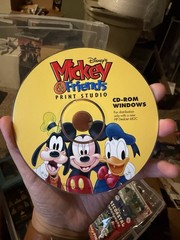 Disney Mickey & Friends Print Studio CD-ROM Windows Software