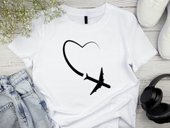 29 Airplane Heart Trail SVG Bundle Flight Path Love Travel PNG Map Pin Cricut EP