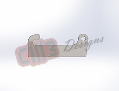 Cat IT28 Loader Quick Attachment Block Blank Bracket DXF Design