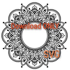 Mandala #1 SVG Image Clipart Design Vinyl Decal Sticker ** Download ONLY