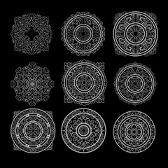 PACK +100 Mandala DXF SVG Ai | Laser Cut & CNC Designs Bundle On USB | CD