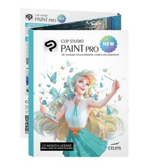 CLIP STUDIO PAINT PRO – New | 12 Months License | 1 Device | for PC, macOS,…
