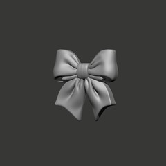 Bow Ribbon Wood Carving Design – 3D STL CNC File