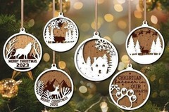 Huge Christmas SVG Mega Bundle, 140+ Laser Cut Designs, Digital Download