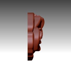 CNC Rose Flower Model – STL File for Laser Engraving & Routing
