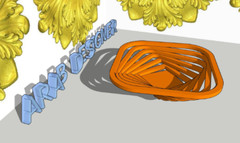 NEW parametric Coffee table cnc cutting autocad & artcam DXF .ART