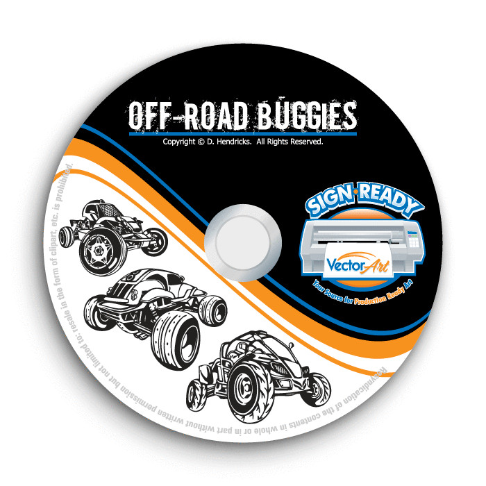 OFF-ROAD BUGGIES CLIPART-VECTOR CLIP ART-VINYL CUTTER PLOTTER+TSHIRT GRAPHICS CD