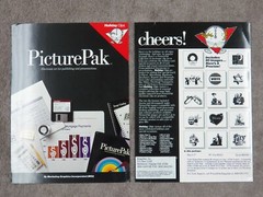 PicturePak Holiday Clips CGM Graphic Images on 3 Original 3.5-inch Floppy Disks