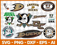 NHL Teams SVG Bundle, Sports Cut Files for Cricut, Silhouette & Laser Cutting
