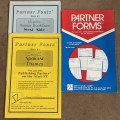 Partner Forms Partner Fonts Lot Of 3