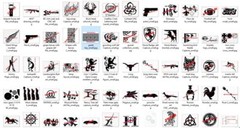 dxf format complete art collection on CD for plasma cutting 130+ files by FNFAB