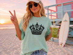 343 Royal Crown SVG Bundle King Queen PNG Tiara Silhouette Princess Cricut Vecto