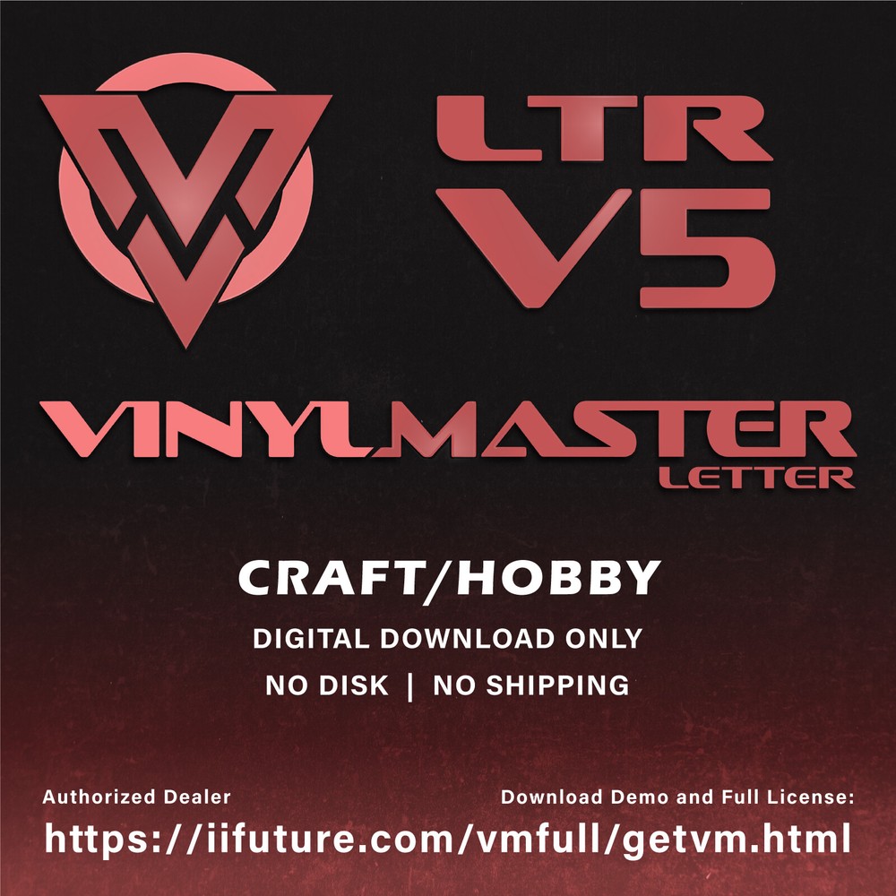 Vinyl Sign Software for Cutter Plotter Arch Vectorize & Logo VinylMaster LTR