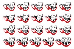 RACING FLAMES CLIPART-VINYL CUTTER PLOTTER IMAGES-EPS VECTOR CLIP ART CD