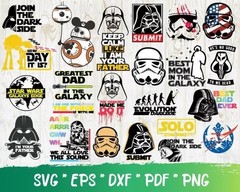 Baby Yoda SVG Bundle – Star Wars Cut Files for Cricut, Silhouette & Laser Cut