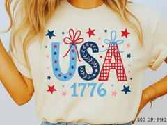 4th of July USA 250th Anniversary PNG Bundle, Digital Download