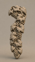 Grape Vine Ornament Sculpture Printable Design Sculpture STL CNC File – 3D