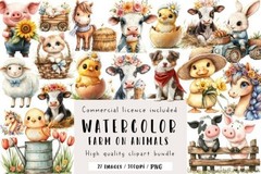50 Mega Clipart Bundle PNG 1000+ Files, Watercolor Sublimation, Digital Download