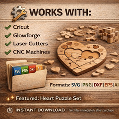 111 Toys Games SVG Bundle, Laser Cut Bundle, Puzzles, Animals, Digital Download