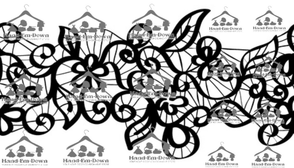 Floral Border SVG Image Clipart Design Vinyl Decal Sticker ** Download ONLY