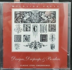 Designs, Dropcaps & Borders – hi-res steel engravings – graphic designer CD-ROM