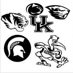 DXF CDR & EPS File For CNC Plasma or Laser Cut – College Sports Logos & Mascots