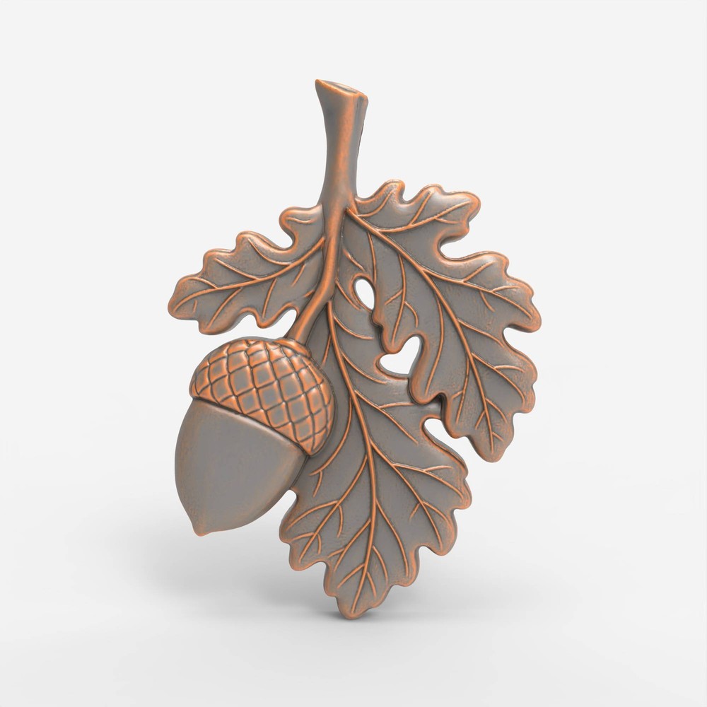 CNC Oak Leaf Acorn – & Routing Model – STL File for Laser & CNC Routing