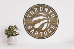 Toronto Raptors metal Laser Cut file dxf, svg, eps. ai, pdf, png Ready to cut