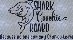 Shark Coochie Board, Charcuterie, SVG, PNG, JPG for Cricut or Sublimation
