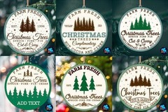 Christmas Mega SVG Bundle 250+ Laser Cut Files Glowforge Cricut Digital Download