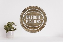 Detroit Pistons metal Laser Cut file dxf, svg, eps. ai, pdf, png Ready to cut