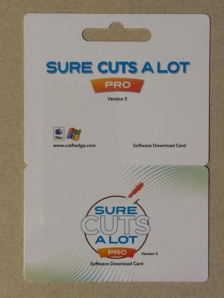 Sure Cuts A Lot 5 Pro Cutter Plotter Vinyl Vectorize Software