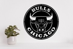 Chicago Bulls metal Laser Cut file dxf, svg, eps. ai, pdf, png Ready to cut
