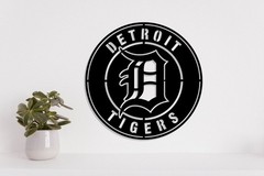 Detroit Tigers MLB Team Laser Cut file dxf, svg, eps. ai, pdf, png Ready to cut
