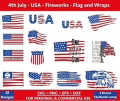 4th of July Family SVG Bundle, patriotic svg, america svg, USA, fourth of july