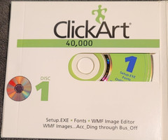 Broderbund Clickart 40,000 Image Pack 3 CD-ROM – Windows 95 & 3.1