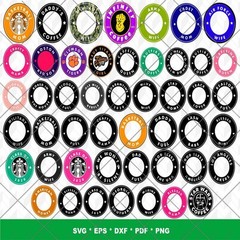 Starbucks SVG Bundle – Coffee Cut Files for Cricut, Silhouette & Laser Cutting