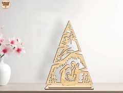 Mega 3D Christmas Tree SVG Bundle, Laser Cut Files, Digital Download