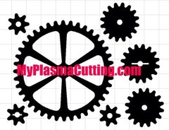 Steampunk selection of dxf CNC files for plasma delivered on flash drive