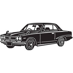 DXF SVG PDF JPG For CNC Laser Plasma Cut Wood Router- JDM Car 31 – Ready to Cut