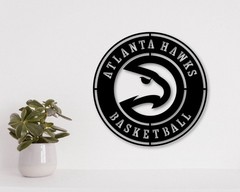 Atlanta Hawks Laser Cut file dxf, svg, eps. ai, pdf, png Ready to cut