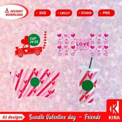 Day valentine and friends, bundle design, Svg, cricut, png, Silhouette archivos.