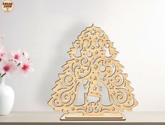 Mega 3D Christmas Tree SVG Bundle, Laser Cut Files, Digital Download