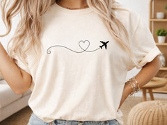 29 Airplane Heart Trail SVG Bundle Flight Path Love Travel PNG Map Pin Cricut EP
